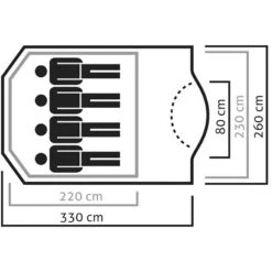 SALEWA Alpine Hut 4 Tent -Outwell Verkoopwinkel iview 5014525 001 pic5