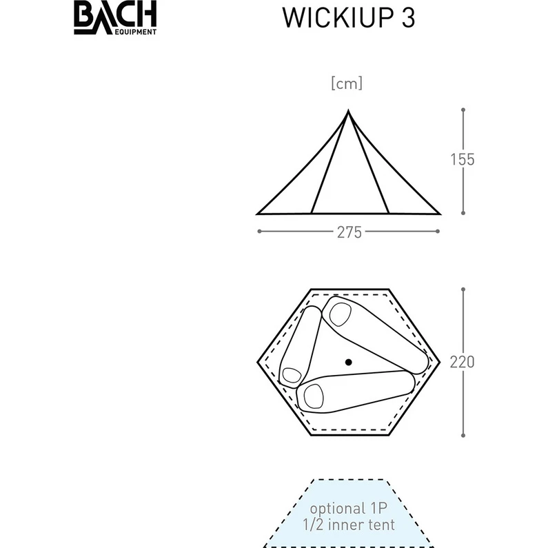 Wickiup 3 Tent 4 Wickiup 3 Tent - Afbeelding 4